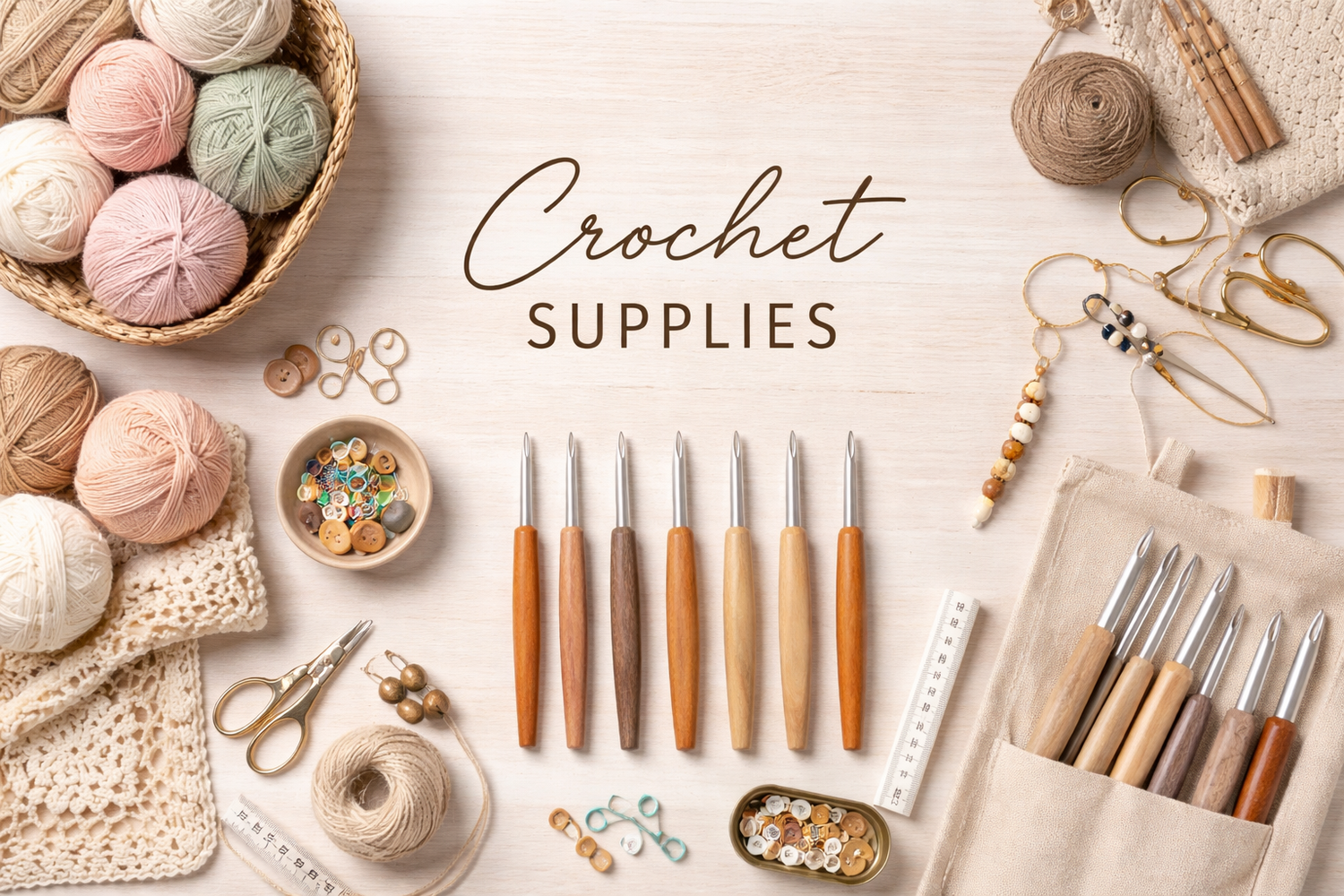 Crochet Supplies and Yarn
