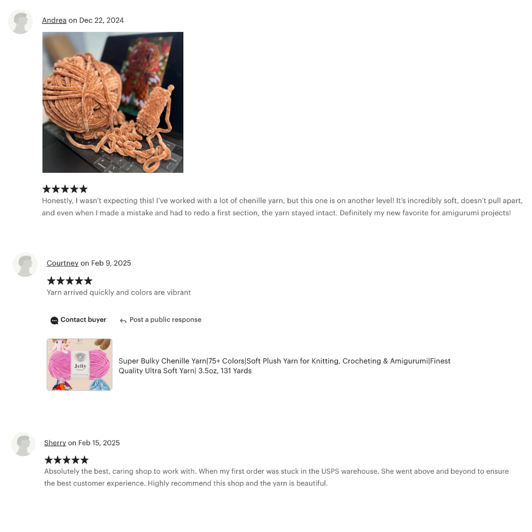 Chenille Super Bulky Yarns|Finest Quality