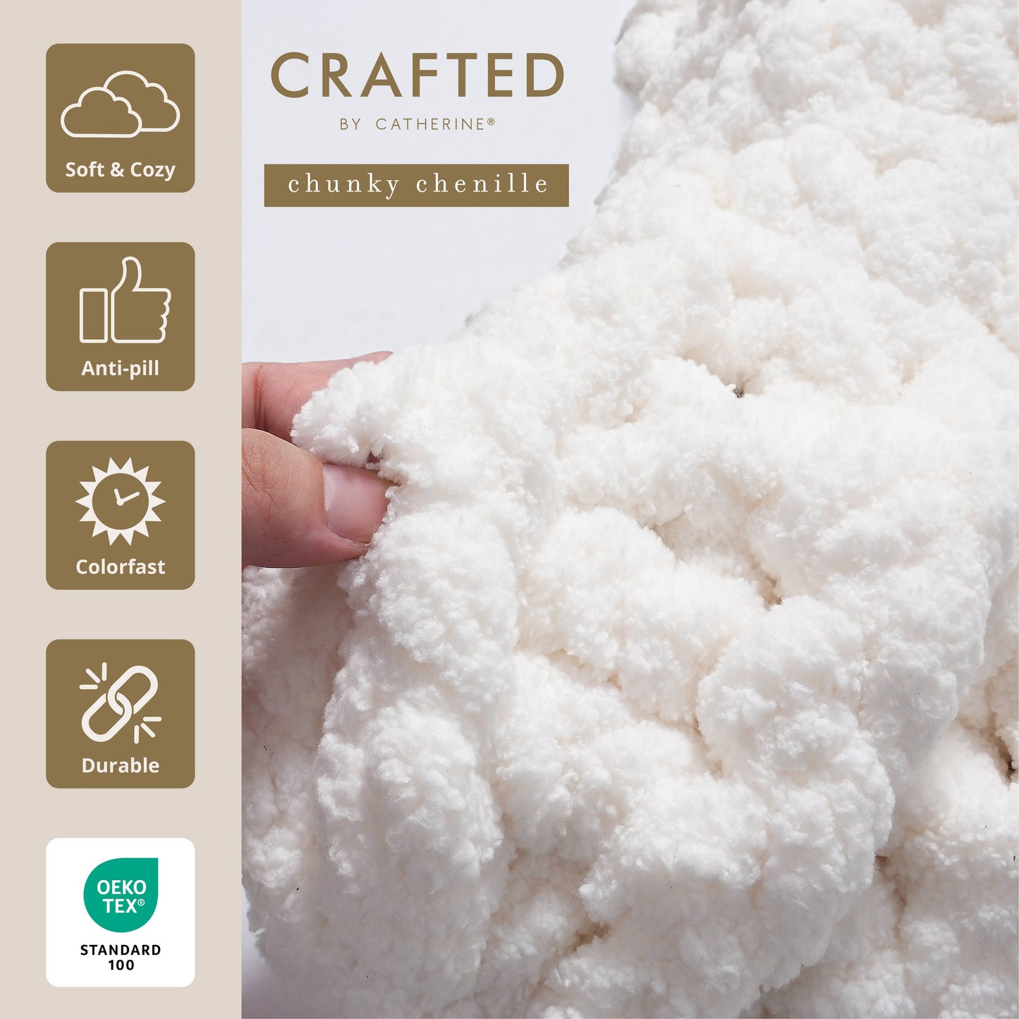 Chunky Chenill Yarn | 8oz/227g | Jumbo #7