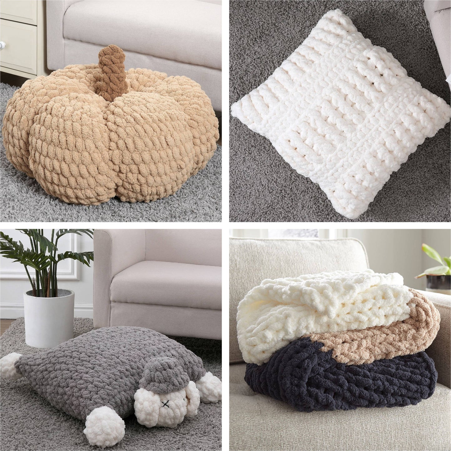 Chunky Chenill Yarn | 8oz/227g | Jumbo #7