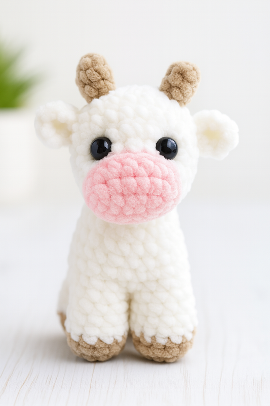 Mini Cow Plushie (Pattern Only)
