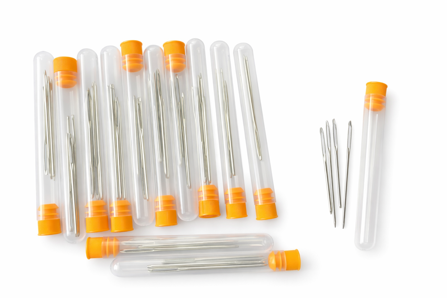 4-Piece Metal Darning Needles | Large Eye Yarn & Crochet Needles