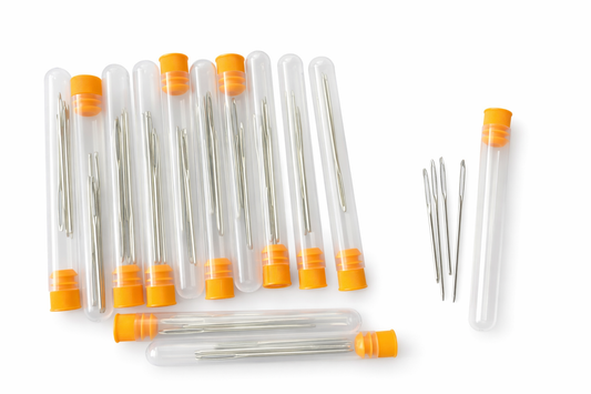 4-Piece Metal Darning Needles | Large Eye Yarn & Crochet Needles