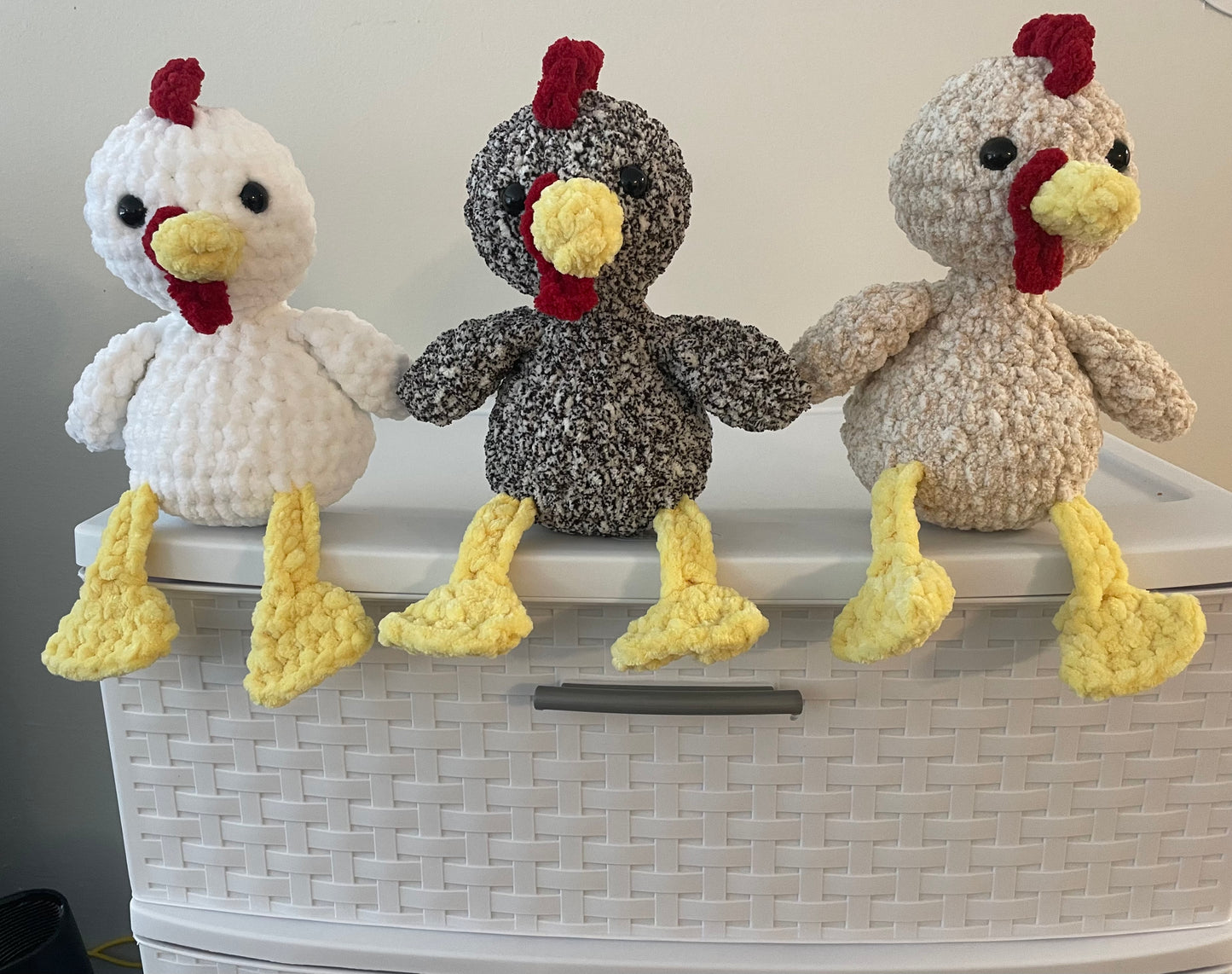 Sitting Chicken Plushie
