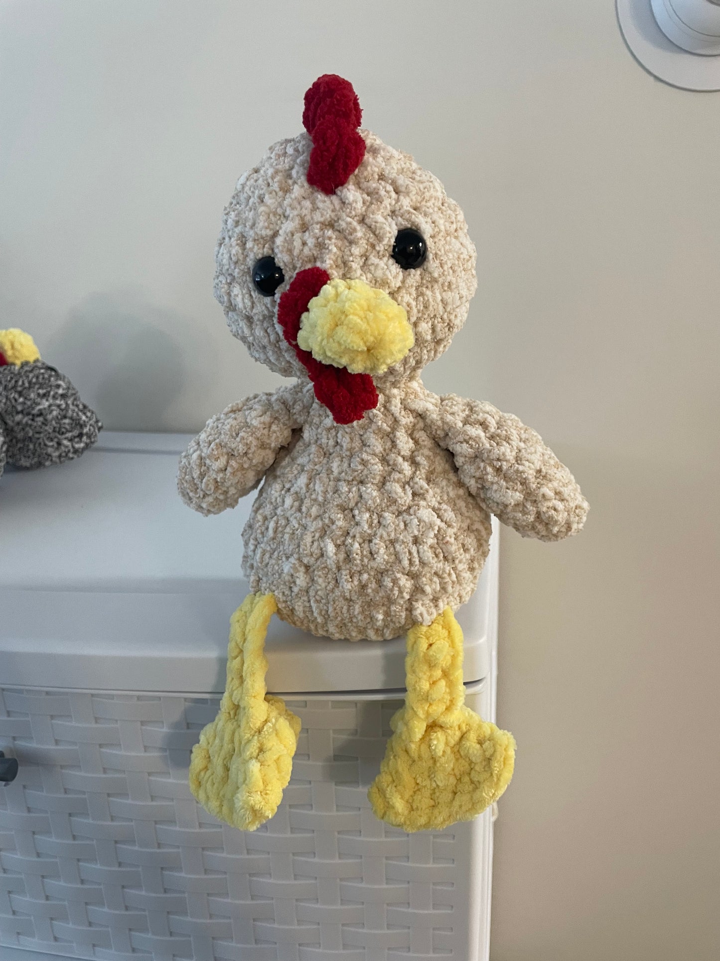 Sitting Chicken Plushie