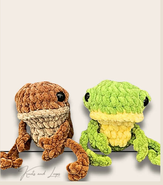Mini Frog Plushie