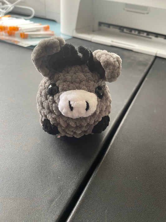 Mini Pocket Size Plushie- Donkey