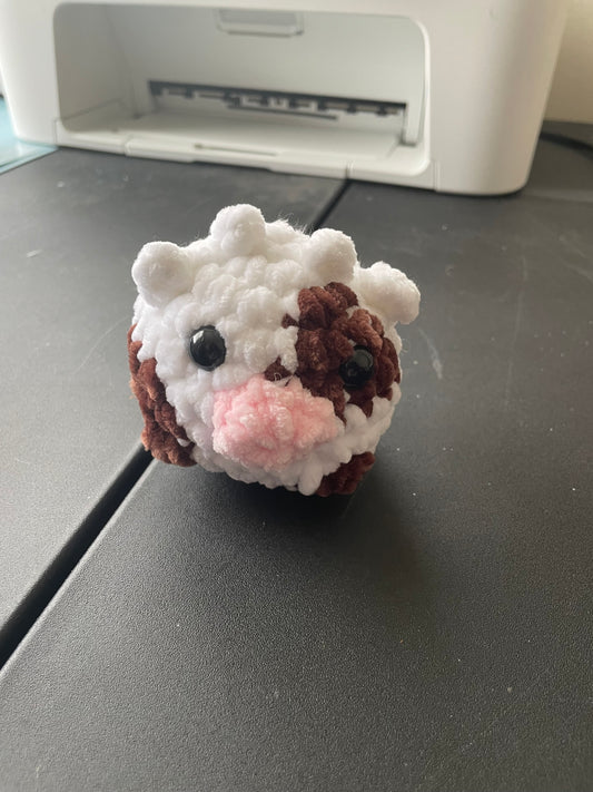 Mini Pocket Size Plushie-Cow