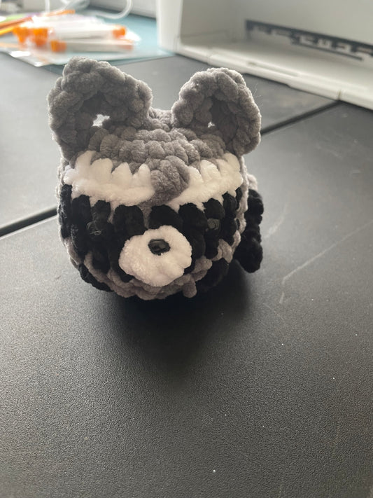 Mini Pocket Size Plushie-Raccoon