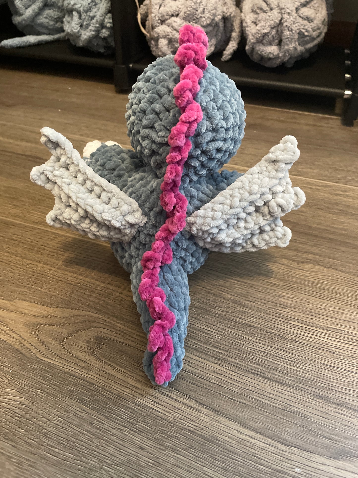 Chunky Crochet Dragon Plush Pattern | Beginner Friendly Amigurumi (PDF Pattern)