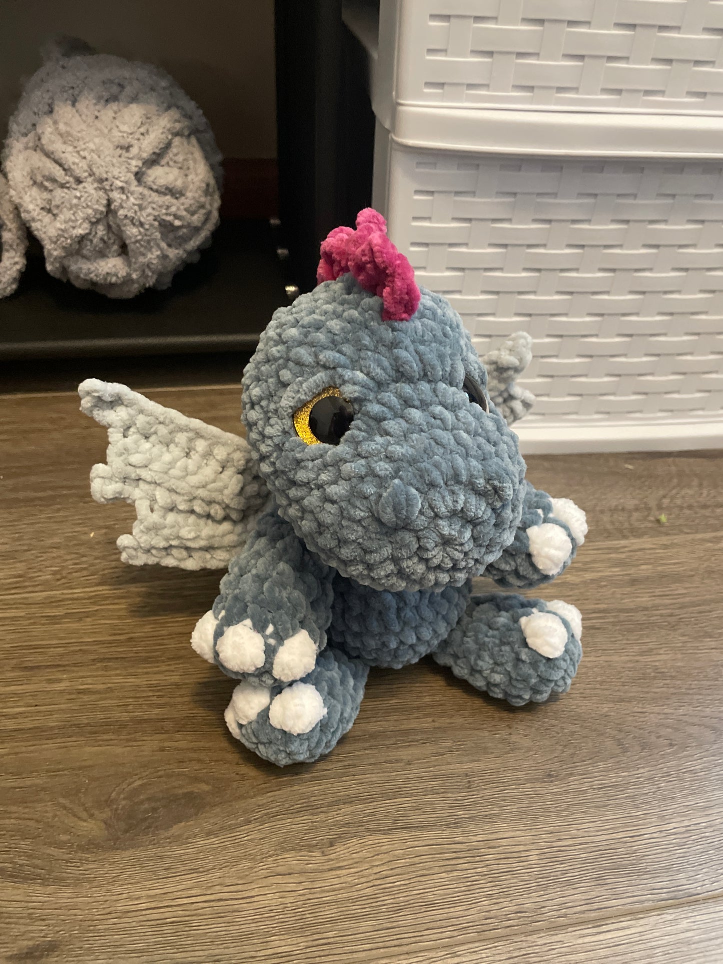 Chunky Crochet Dragon Plush Pattern | Beginner Friendly Amigurumi (PDF Pattern)