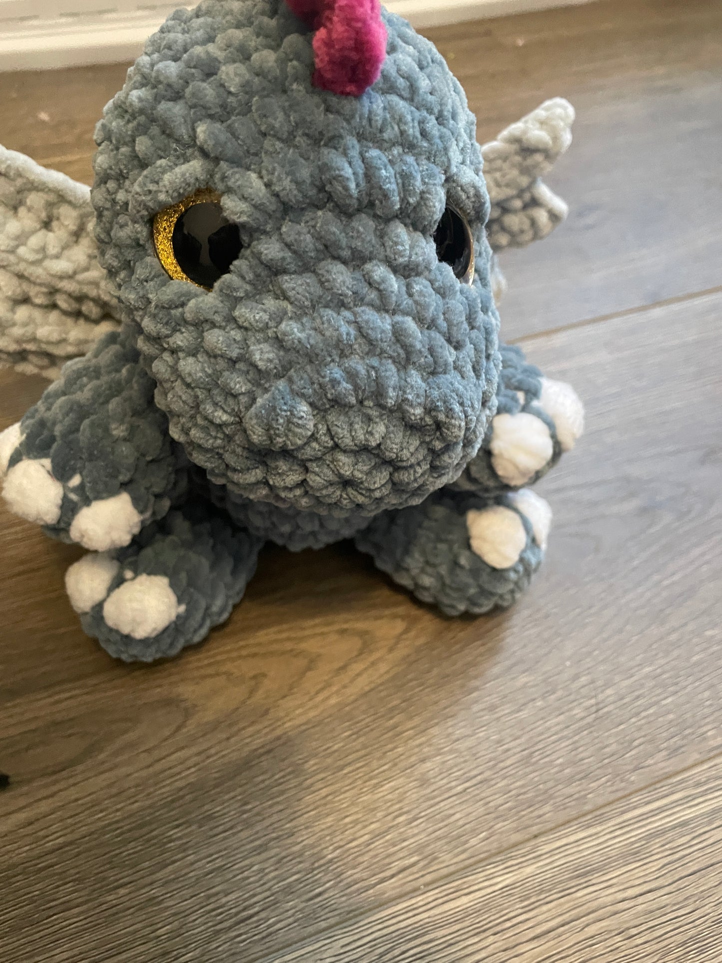 Chunky Crochet Dragon Plush Pattern | Beginner Friendly Amigurumi (PDF Pattern)