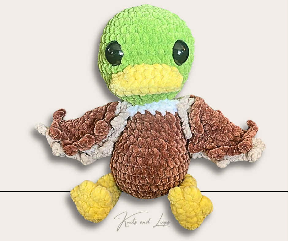 Mallard duck plushie