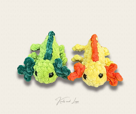 Mini Pocket Size Plushie-Axolotl