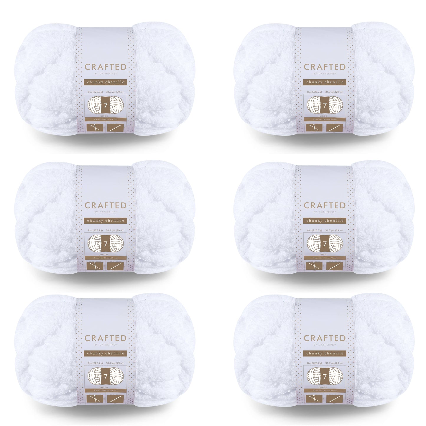 Chunky Chenill Yarn | 8oz/227g | Jumbo #7